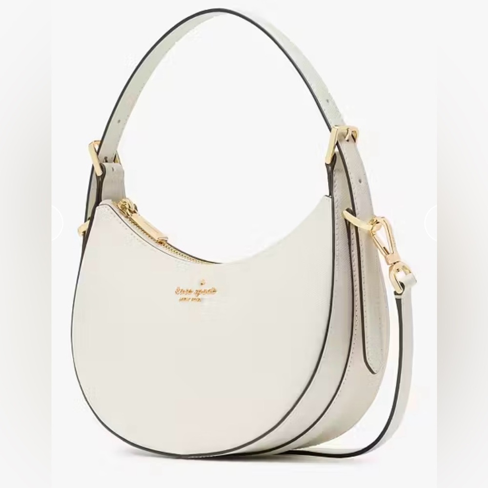 Kate Spade Nova Crescent shoulder bag, color Meringue, NWT